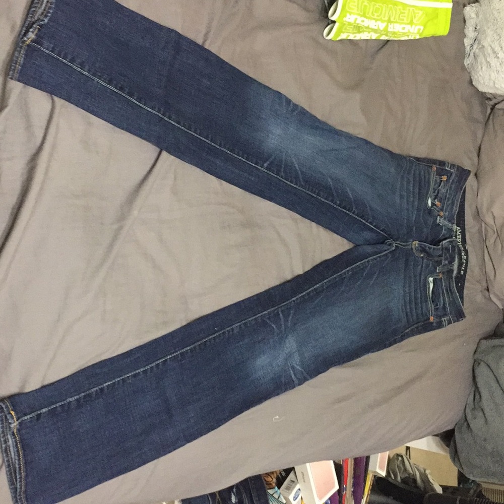 American eagle straight super stretch jeans. Long